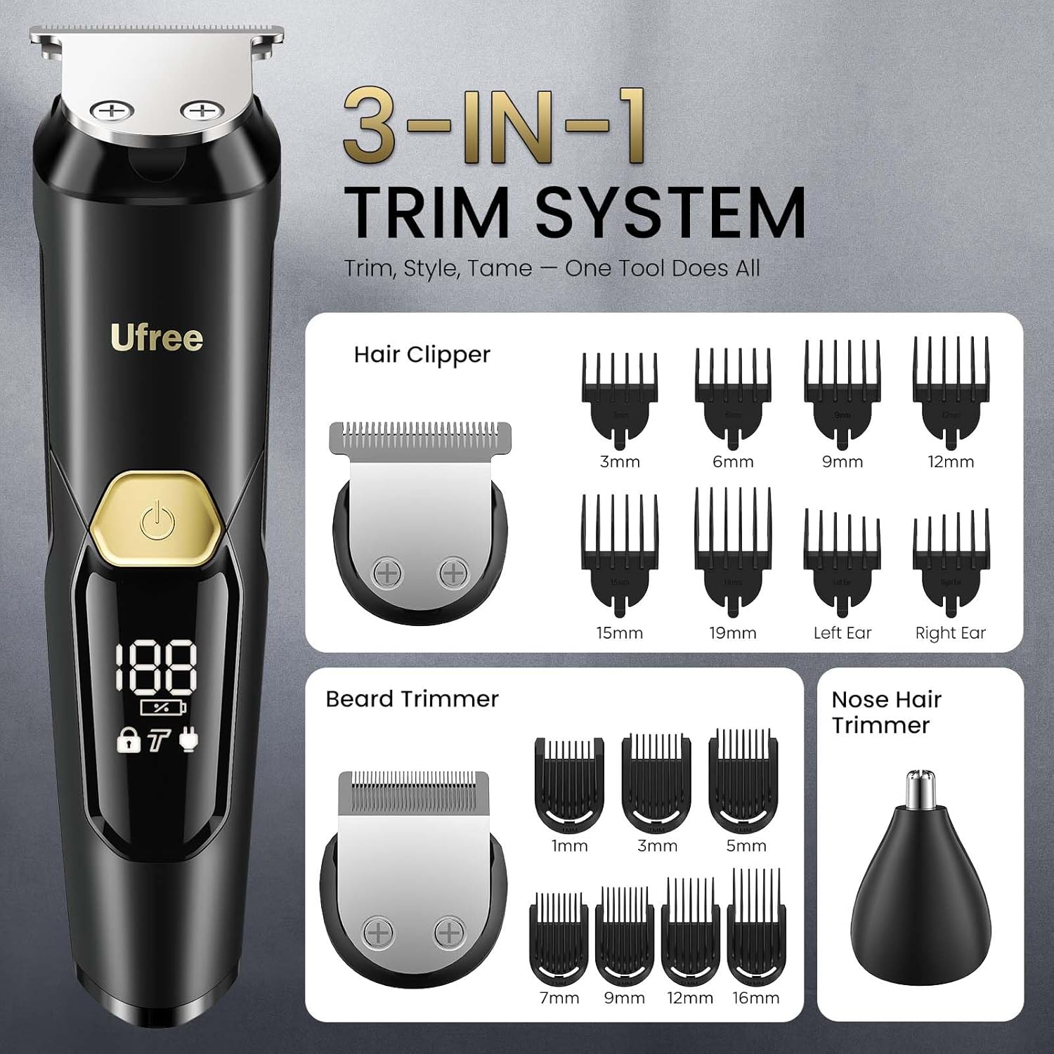 Ufree Men's All-In-One Groomer
